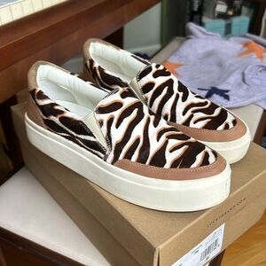 Women’s 7 lucky brand takato lace latte mahale Alyza brown cream sneakers